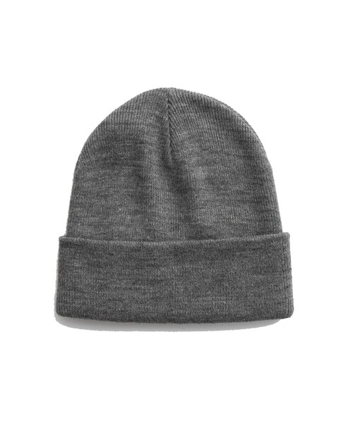 ADAM ET ROPE'(アダムエロペ)の「《別注》【SPALDING/スポルディング】KNIT CAP / UNISEX(ニットキャップ/ビーニー・メンズ・ブラック/グレー・F)」の5枚目の写真