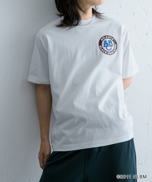 SENSE OF PLACE by URBAN RESEARCH(センスオブプレイスバイアーバンリサーチ)の「Negro Leagues プリントTシャツ A(Tシャツ/カットソー・メンズ・WHITE/MINT・M/L)」の7枚目の写真