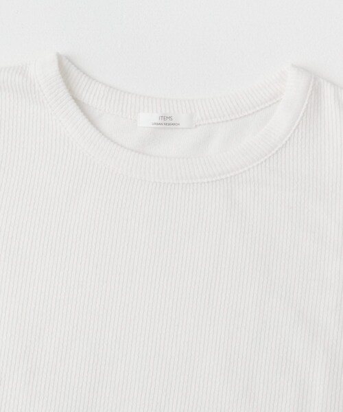 ITEMS URBANRESEARCH（アイテムズ アーバンリサーチ）の「チビテレコTシャツ（Tシャツ/カットソー・レディース・GRN/WHT/CHA・FREE）」の8枚目の写真