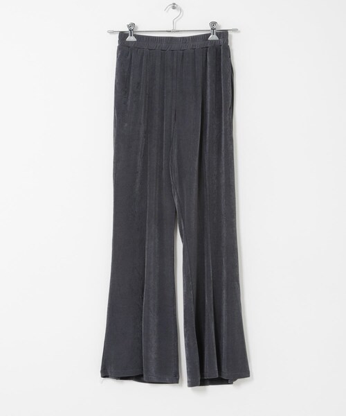 KBF（ケイビーエフ）の「シャイニーフレアイージーパンツ（その他パンツ・レディース・CHARCOAL/BLACK/BEIGE・One）」の20枚目の写真