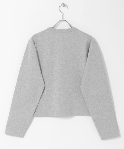 URBAN RESEARCH DOORS（アーバンリサーチドアーズ）の「GYMPHLEX　SHORT CREW NECK CARDIGAN（カーディガン/ボレロ・レディース・TOP GREY/RED/BLACK/SAX・14）」の10枚目の写真