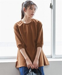 nissen | 大きいサイズ汗染みしにくいAラインチュニック（UVカット・抗菌防臭）(チュニック)