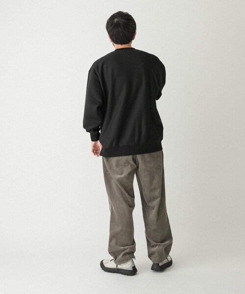 EKAL（エカル）の「QUICK DRY クルースウェット（スウェット・メンズ・グレー/ブラック・M/L）」の13枚目の写真