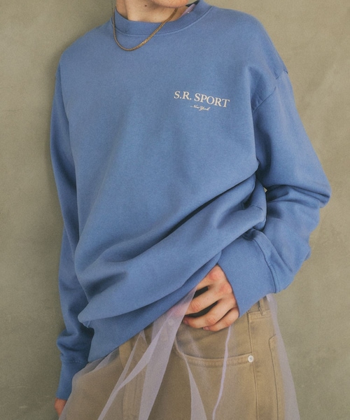 ROPE'(ロペ)の「【Sporty&Rich(スポーティー アンド リッチ)】WIMBLEDON CREWNECK|スウェット(スウェット・レディース・サックス・M/S)」の17枚目の写真