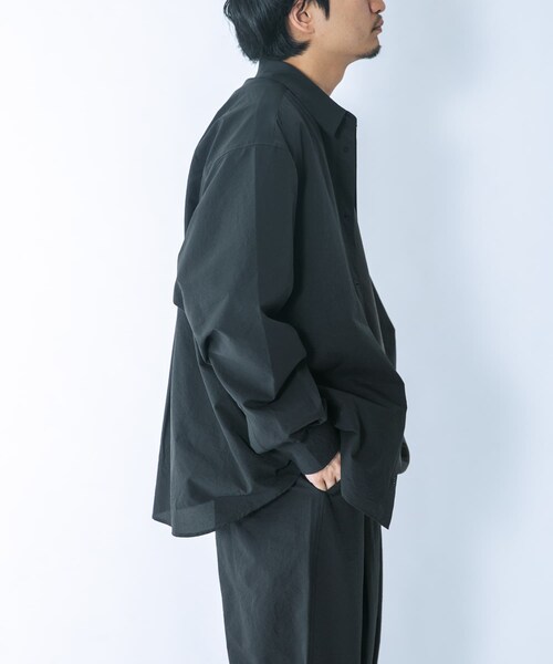 EKAL(エカル)の「『吸水速乾/通気性/軽量』DOT AIR LONG-SLEEVE SHIRTS(シャツ/ブラウス・メンズ・ネイビー/ブラウン/ブラック・M/L)」の11枚目の写真
