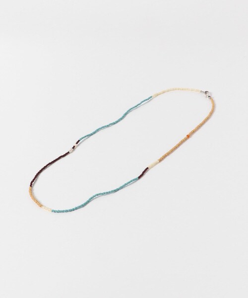 URBAN RESEARCH（アーバンリサーチ）の「FOLK/N　beads multi necklace（ネックレス・レディース・BEIGE2/WHITE/DARK GREY/LT.BEIGE/TURQUOISE1/GREEN2/TURQOISE2・-）」の6枚目の写真