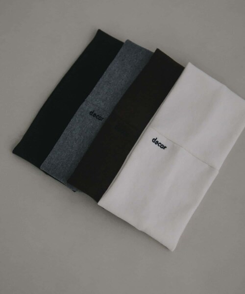 URBAN RESEARCH（アーバンリサーチ）の「decor『デコール』　Wide Hairband（ヘアバンド・レディース・CHARCOAL/BLACK/BROWN/OFF/BURGUNDY/SAX・-）」の14枚目の写真