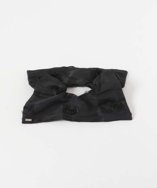 URBAN RESEARCH ROSSO（アーバンリサーチロッソ）の「heyep　Bloom Scrunchie Medium（ヘアゴム・レディース・BLACK/WHITE・-）」の3枚目の写真