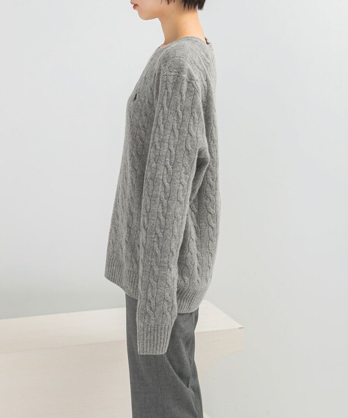 URBAN RESEARCH ROSSO（アーバンリサーチロッソ）の「POLO RALPH LAUREN　WOOL CASHMERE KNIT（ニット/セーター・レディース・NAVY/GREY/BROWN・S/M）」の9枚目の写真