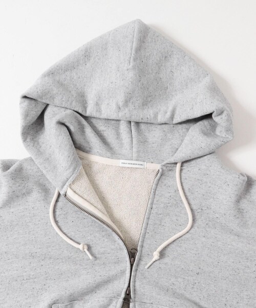 URBAN RESEARCH DOORS(アーバンリサーチドアーズ)の「commpost 反毛裏毛ジップフーディ(パーカー・メンズ・TOP GRAY・M/L/XL)」の14枚目の写真