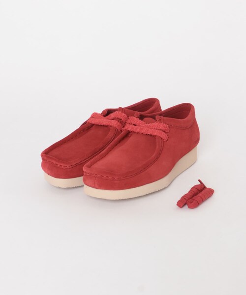 URBAN RESEARCH DOORS(アーバンリサーチドアーズ)の「CLARKS WALLABEE LITE(その他シューズ・レディース・Black Sde/Red Suede・4.5/5/5.5)」の14枚目の写真