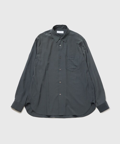 ADAM ET ROPE'(アダムエロペ)の「レーヨンポリエステルポプリンドレープシャツ(シャツ/ブラウス・メンズ・チャコール/ブラウン/ネイビー/ブルー系/ピンク・L/M)」の22枚目の写真