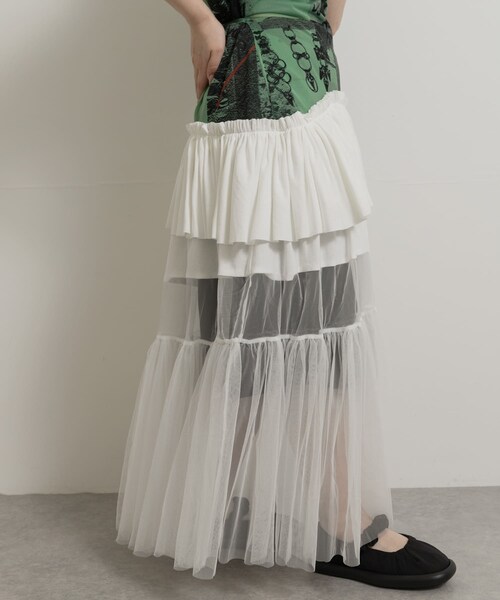 THE GOODLAND MARKET（ザグッドランドマーケット）の「old honey　72℃ dress（ワンピース・レディース・green/beige・FREE）」の8枚目の写真