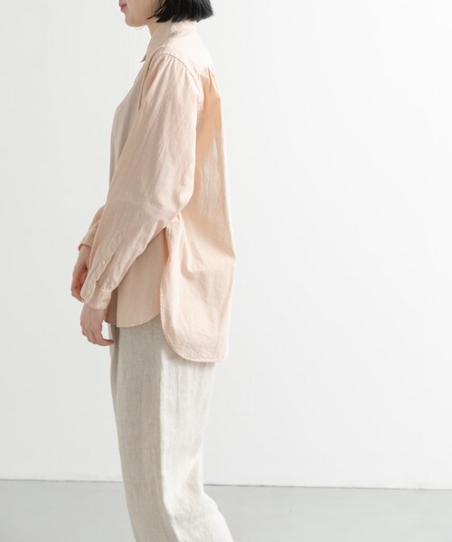 URBAN RESEARCH DOORS（アーバンリサーチドアーズ）の「UNIFY　製品染めシャツ（シャツ/ブラウス・レディース・SAXBLUE/PINKBEIGE・FREE）」の14枚目の写真