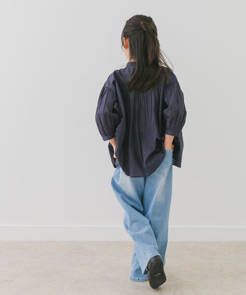 URBAN RESEARCH DOORS（アーバンリサーチドアーズ）の「『親子リンク』コットンボイルギャザーブラウス(KIDS)（その他トップス・キッズ・YELLOW/PINK/MINT/NAVY・105/120/135）」の17枚目の写真