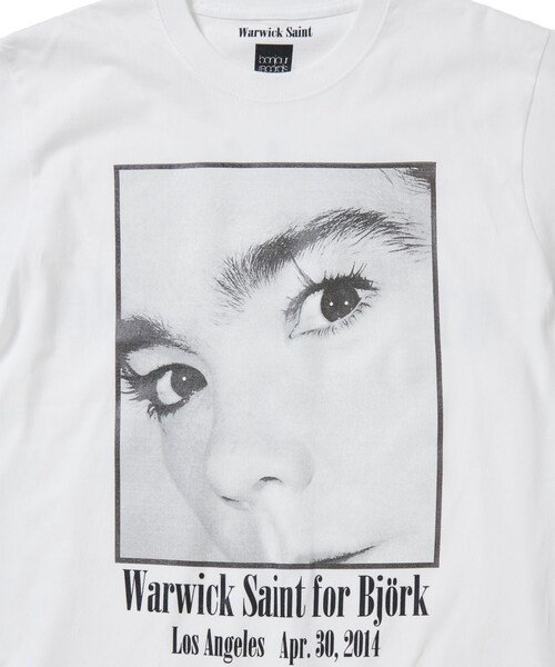 bonjour records(ボンジュールレコーズ)の「【Warwick Saint for bonjour records】Bjork photo S/S Tee(Tシャツ/カットソー・レディース・ブラック/ホワイト・L/M/XL)」の20枚目の写真