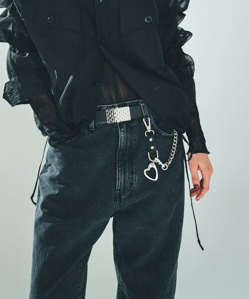 URBAN RESEARCH（アーバンリサーチ）の「A VACATION　HEART CHATELAINE（チャーム・レディース・BLACK・0）」の2枚目の写真