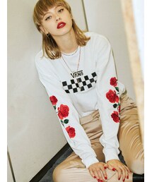 VANS | 【VANS別注】VANS ローズスリーブロンT(Tシャツ/カットソー)