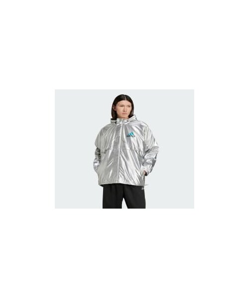 adidas(アディダス)の「エキップメント メタリック ウインドブレーカー(ジャケット/アウター・メンズ・シルバー・XS/S/M/L/XL/2XL/3XL/4XL/5XL/6XL/J/2XS/J/XS/J/S/J/M/J/L/J/XL/J/2XL/J/3XL/J/4XL/J/5XL)」の18枚目の写真