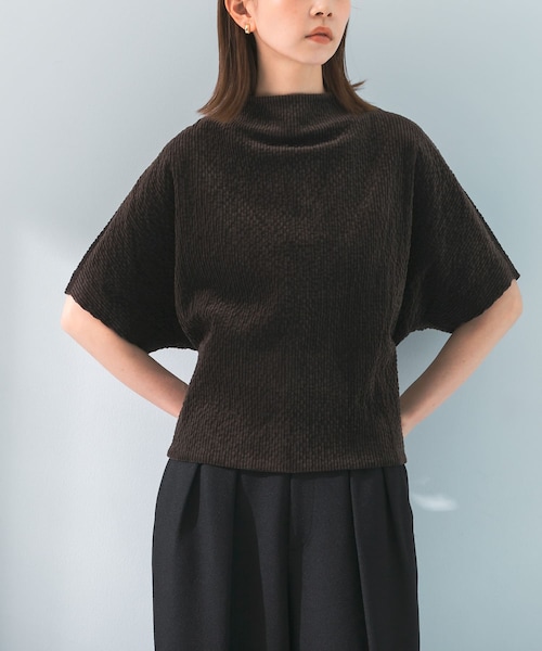 URBAN RESEARCH ROSSO（アーバンリサーチロッソ）の「le　CORDUROY TIE BLOUSE（シャツ/ブラウス・レディース・IVORY/BROWN・FREE）」の2枚目の写真
