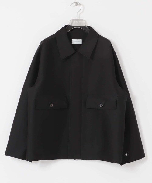 URBAN RESEARCH（アーバンリサーチ）の「new basic　WOOL SILK BOX JACKET（テーラードジャケット・レディース・BLACK・FREE）」の14枚目の写真