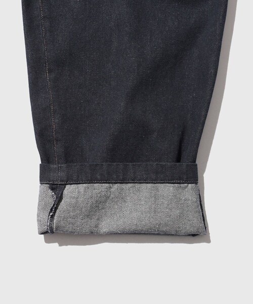 ADAM ET ROPE'(アダムエロペ)の「13oz デニムワイドイージーパンツ / ADAM ET ROPE' JEANS(デニムパンツ・メンズ・ブラック系/ネイビー・L/M/S)」の22枚目の写真
