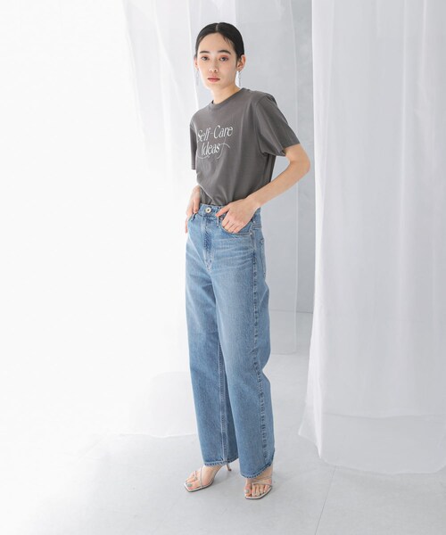 URBAN RESEARCH ROSSO（アーバンリサーチロッソ）の「WAVEUNION　SELF CARE IDEA T-SHIRTS（Tシャツ/カットソー・レディース・GRAY/WHITE/BEIGE・1）」の9枚目の写真