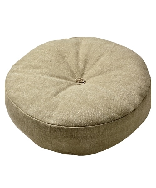 nissen（ニッセン）の「10色から選べる綿100%のフロアクッション（クッション/クッションカバー・メンズ・アイボリー/ライトブルー/ライトグリーン/ライトベージュ/マスタード/ピンク/カーキ/ネイビー/ブラウン/グレー・約45×45cm）」の3枚目の写真