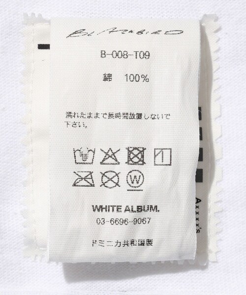 ADAM ET ROPE'(アダムエロペ)の「【BLACKBIRD/ブラックバード】short sleeve cutsewn 07(Tシャツ/カットソー・メンズ・ブラック/ホワイト・0/1/2)」の18枚目の写真