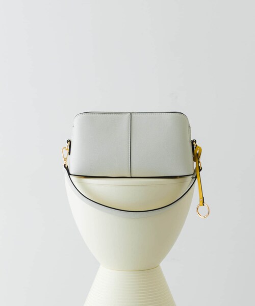 RODE SKO（ロデスコ）の「センターステッチショルダーバッグ（ショルダーバッグ・レディース・BLACK/MILK/ORANGE・one）」の2枚目の写真