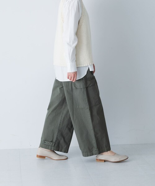 かぐれ(カグレ)の「ユーティリティーイージーパンツ(その他パンツ・レディース・OFF/SMOKEKHAKI・Free)」の15枚目の写真