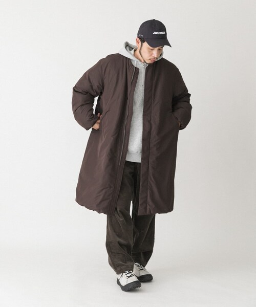 EKAL（エカル）の「『UR TECH』インサレーションコート（その他アウター・メンズ・ダークブラウン/チャコール・M/L）」の20枚目の写真
