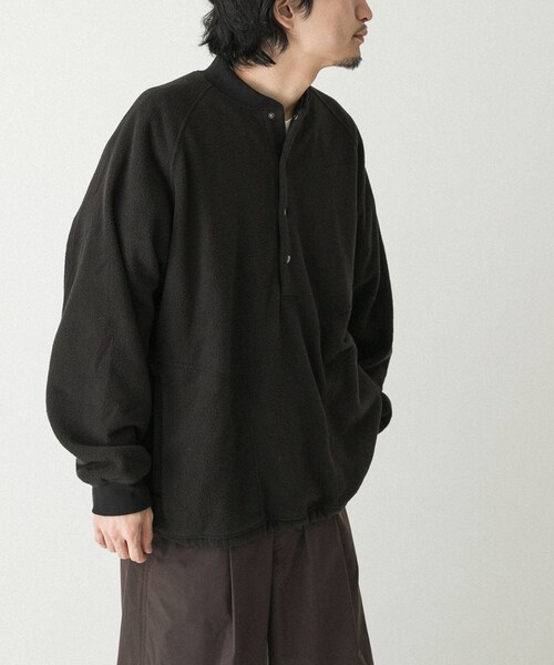 EKAL（エカル）の「『UR TECH』 フリースプルオーバー（Tシャツ/カットソー・メンズ・グレージュ/オレンジ/ブラック・M/L）」の20枚目の写真