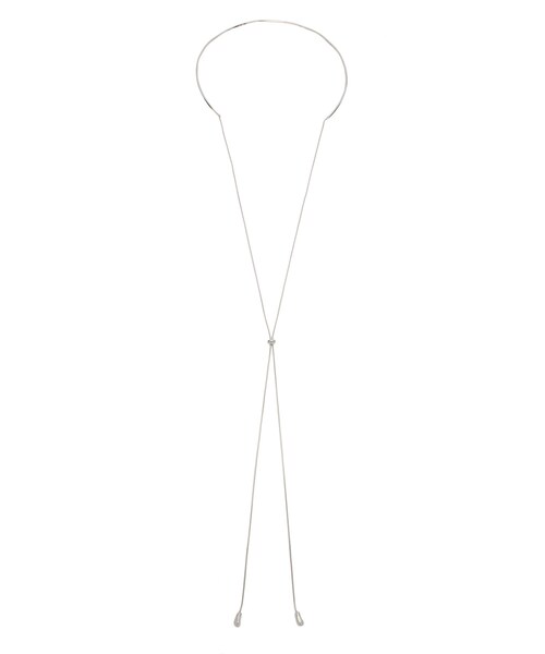 ELENDEEK（エレンディーク）の「2WAY CHOKER NECKLACE（ネックレス・レディース・シルバー/ゴールド・F）」の3枚目の写真