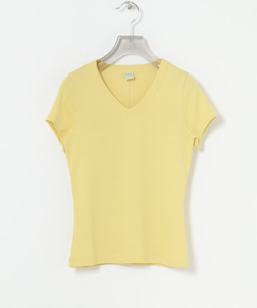 URBAN RESEARCH(アーバンリサーチ)の「FLORE FLORE JILL BABY T-SHIRTS(Tシャツ/カットソー・レディース・WHITE/BLACK/OFF WHITE/EVERGREEN/STRAW/MULBERRY・S)」の5枚目の写真