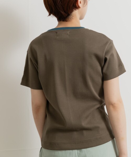 THE GOODLAND MARKET（ザグッドランドマーケット）の「PARKS PROJECT　Bicolor T-Shirts×PARKS（Tシャツ/カットソー・レディース・CLOUD/SHADOW/SAND・one）」の19枚目の写真