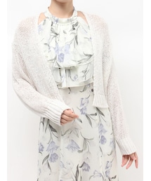 MERCURYDUO | 透かし編みラメ混ボレロカーディガン(カーディガン/ボレロ)