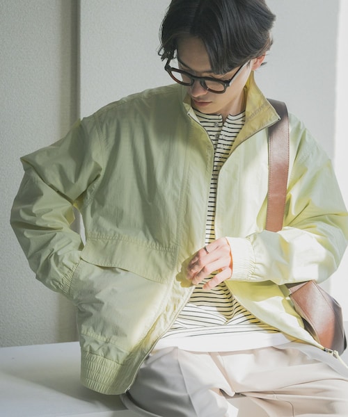 SENSE OF PLACE by URBAN RESEARCH(センスオブプレイスバイアーバンリサーチ)の「リップストップナイロンブルゾン(ブルゾン・メンズ・BLACK/BROWN/YELLOW・M/L)」の3枚目の写真