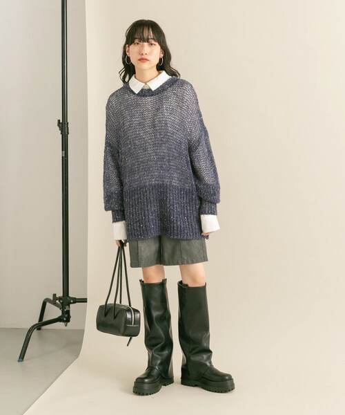 KBF（ケイビーエフ）の「カバーデザインロングブーツ（ブーツ・レディース・BLACK/BROWN・36/37/38）」の10枚目の写真