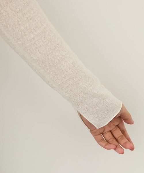 ROPE'（ロペ）の「コットンシアーロングスリーブカットソー/イージーケア（Tシャツ/カットソー・レディース・ブラック/ホワイト/ブラウン・F）」の20枚目の写真