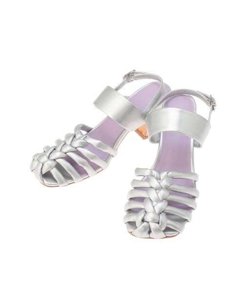 ELENDEEK（エレンディーク）の「GURKHA SQUARE HEEL SANDAL（サンダル・レディース・ブラック/ラベンダー/シルバー・37/38）」の21枚目の写真