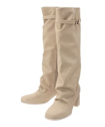 dazzlin | ベルトラウンドロングブーツ(ブーツ)