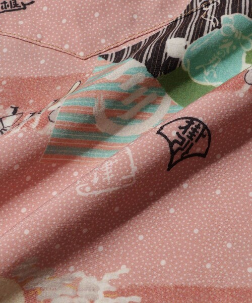ADAM ET ROPE'(アダムエロペ)の「【SUN SURF/サンサーフ】SANKIN KOTAI BETTY HIGGINS(シャツ/ブラウス・メンズ・ピンク・L/XL)」の14枚目の写真