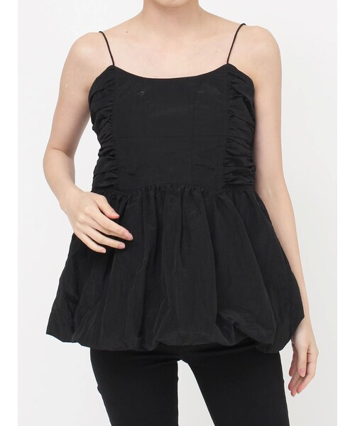 MURUA（ムルーア）の「バルーンキャミソール（キャミソール・レディース・ホワイト/グレー/ブラック・F）」の4枚目の写真