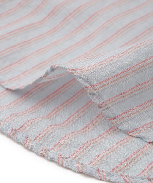 ADAM ET ROPE'(アダムエロペ)の「【INDIVIDUALIZED SHIRTS for SALON】別注ストライプシャツ L.BLUE BASE ORANGE ST(シャツ/ブラウス・レディース・ブルー系・F)」の11枚目の写真