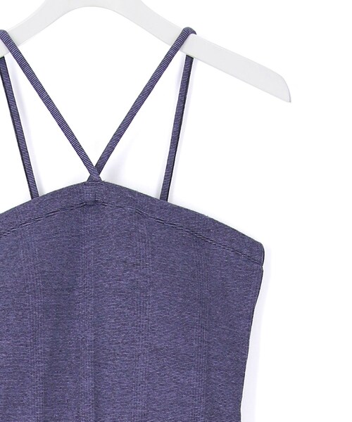 ADAM ET ROPE'(アダムエロペ)の「【Miller for ADAM ET ROPE'】Cup付 Camisole One-piece(ワンピース・レディース・ブラック/ベージュ/パープル系・F)」の19枚目の写真