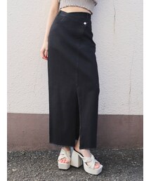 EMODA | アシンメトリーリンクルスカート(スカート)