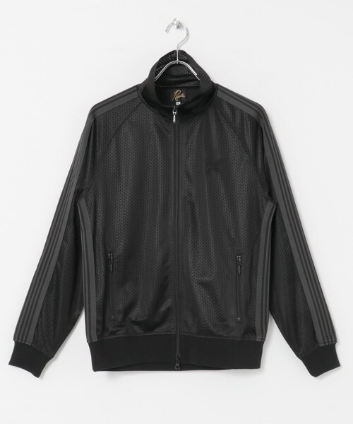 URBAN RESEARCH（アーバンリサーチ）の「『別注』Needles×URBS　Track Jacket-Poly Mesh（ブルゾン・メンズ・BLKxPPL/BLKxBLK・S/M/L/XL）」の11枚目の写真