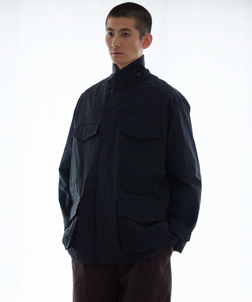 URBAN RESEARCH（アーバンリサーチ）の「new basic NYLON TYPE M-47 JACKET（テーラードジャケット・メンズ・KHAKI/BLACK・M/L）」の5枚目の写真
