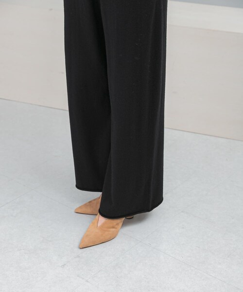 URBAN RESEARCH ROSSO（アーバンリサーチロッソ）の「メリノウールニットパンツ（その他パンツ・レディース・IVORY/BLACK・Free）」の19枚目の写真